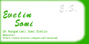 evelin somi business card